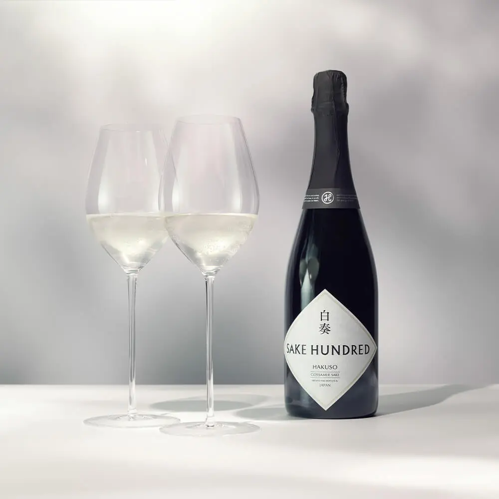 Sake Hundred Hakuso Sparkling Sake | Cuvees.com
